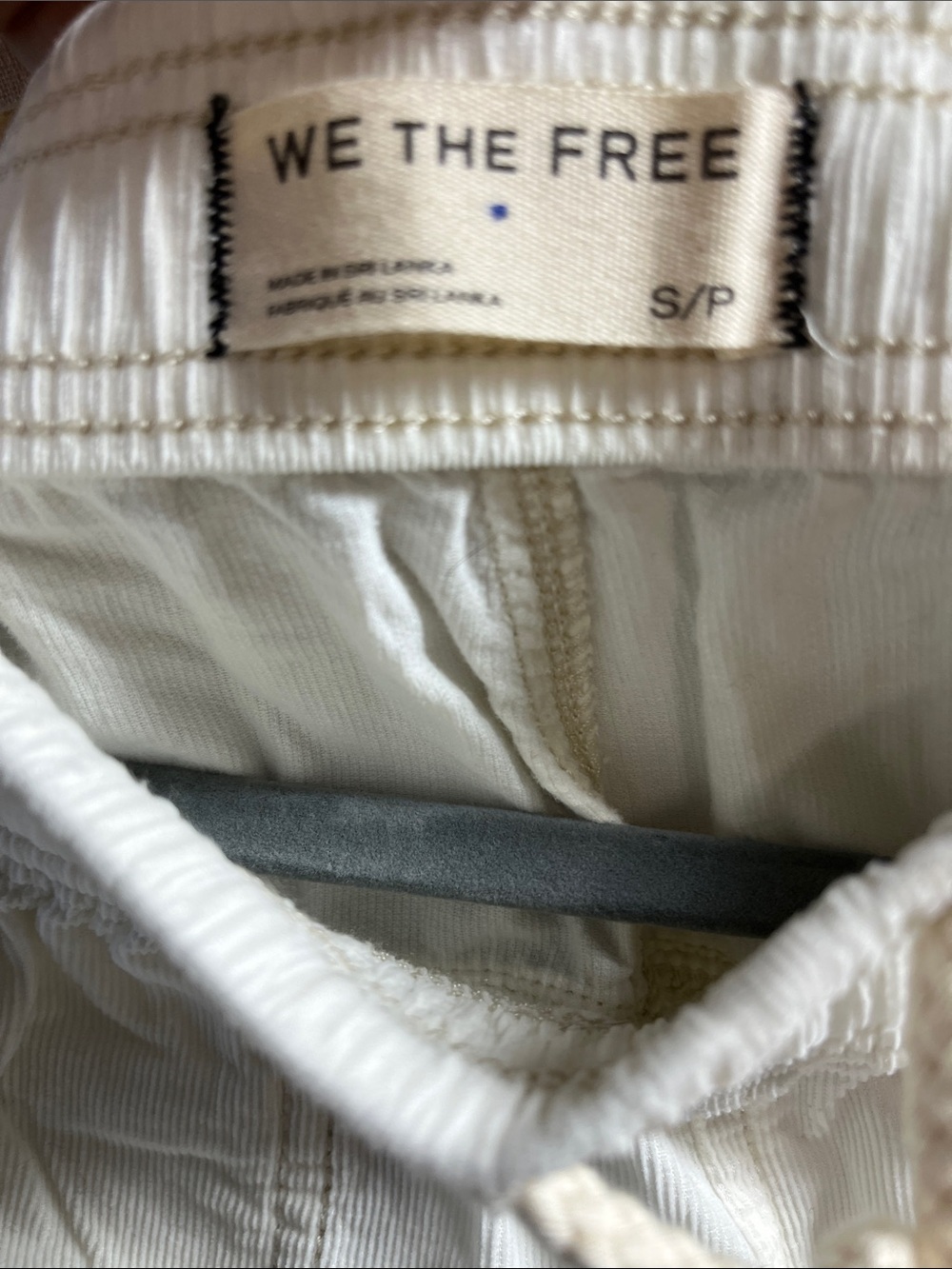Free People Easy Peasy Pull On Pants Whitish Size Small New - Picture 11 of 12